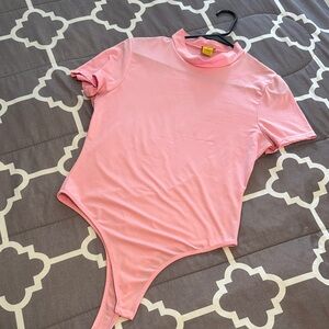 Pink Short Sleeve Bodysuit